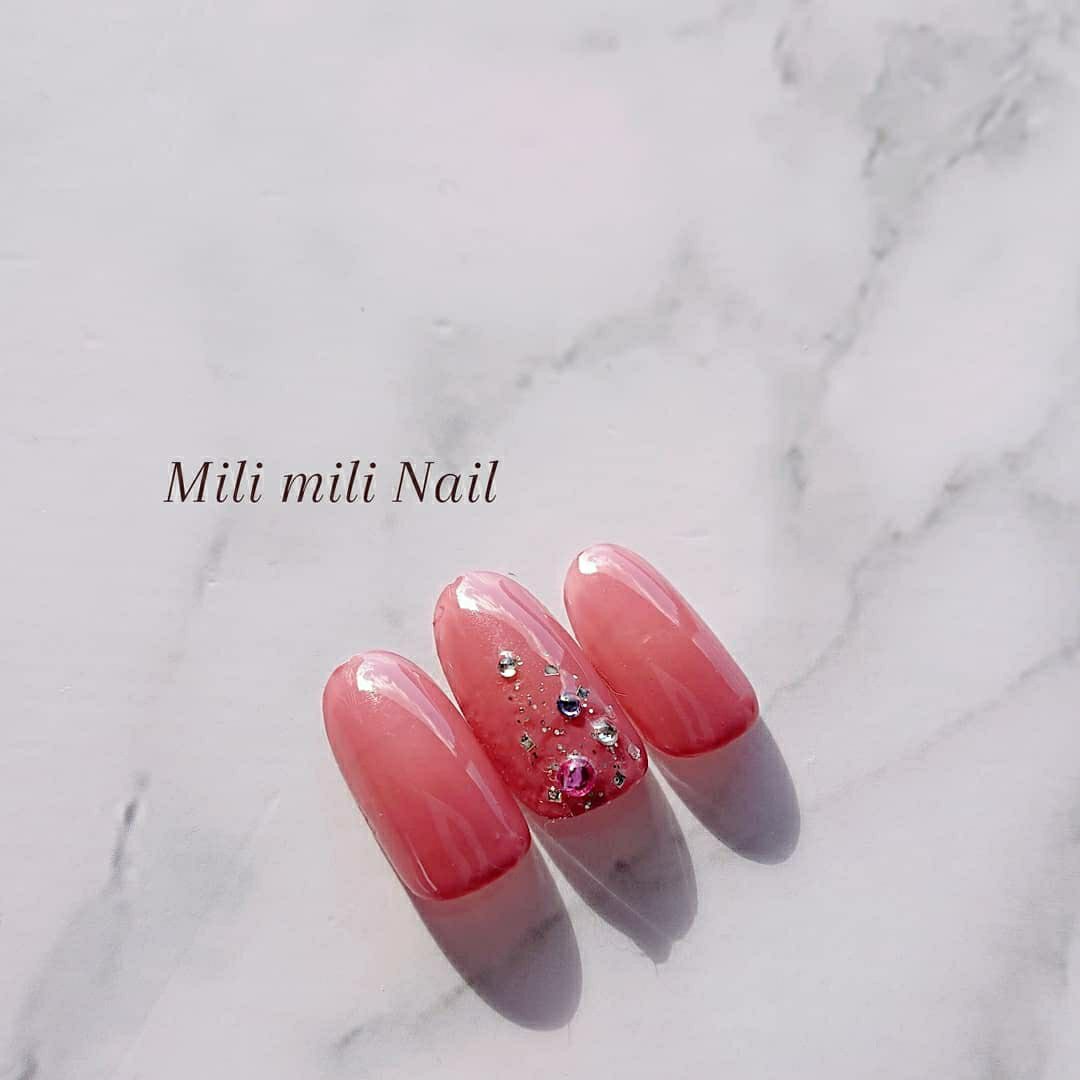 オールシーズン 海 オフィス ハンド シンプル Mili Mili Nailのネイルデザイン No ネイルブック