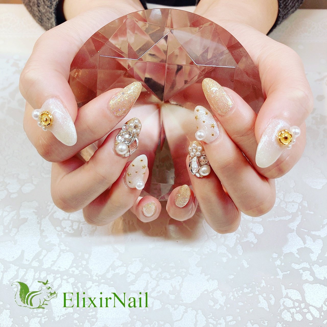 冬 オールシーズン バレンタイン 卒業式 ハンド エリクサーネイルのネイルデザイン No ネイルブック