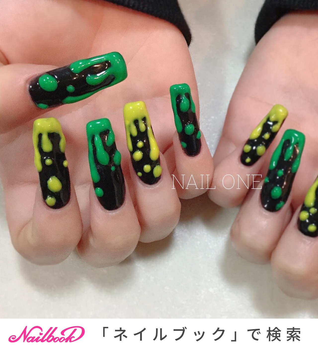 スプラトゥーンネイルのネイルデザイン(12ページ目)｜ネイルブック