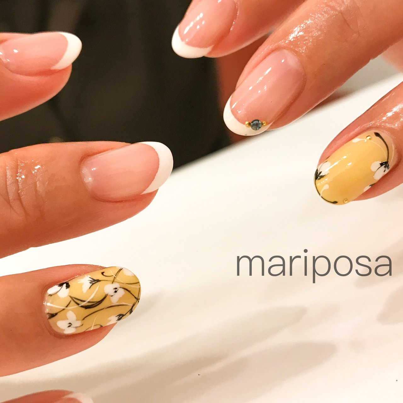 春 夏 デート 女子会 ハンド Nailsalon Mariposaのネイルデザイン No 603 ネイルブック