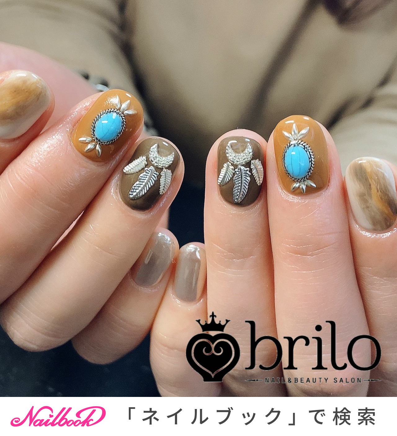 オールシーズン 旅行 ライブ スポーツ ハンド Brilo0858のネイルデザイン No ネイルブック