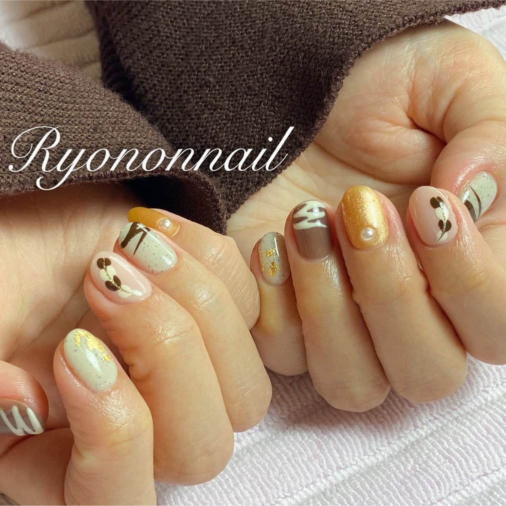 冬 バレンタイン デート 女子会 ハンド 自信溢れる指先 芦屋ryononnail リョノンネイル のネイルデザイン No ネイルブック