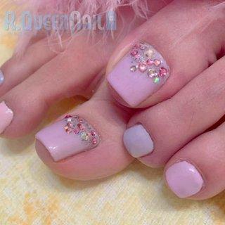 おすすめ順 パープル 紫 ゆめかわフットネイルのネイルデザイン ネイルブック