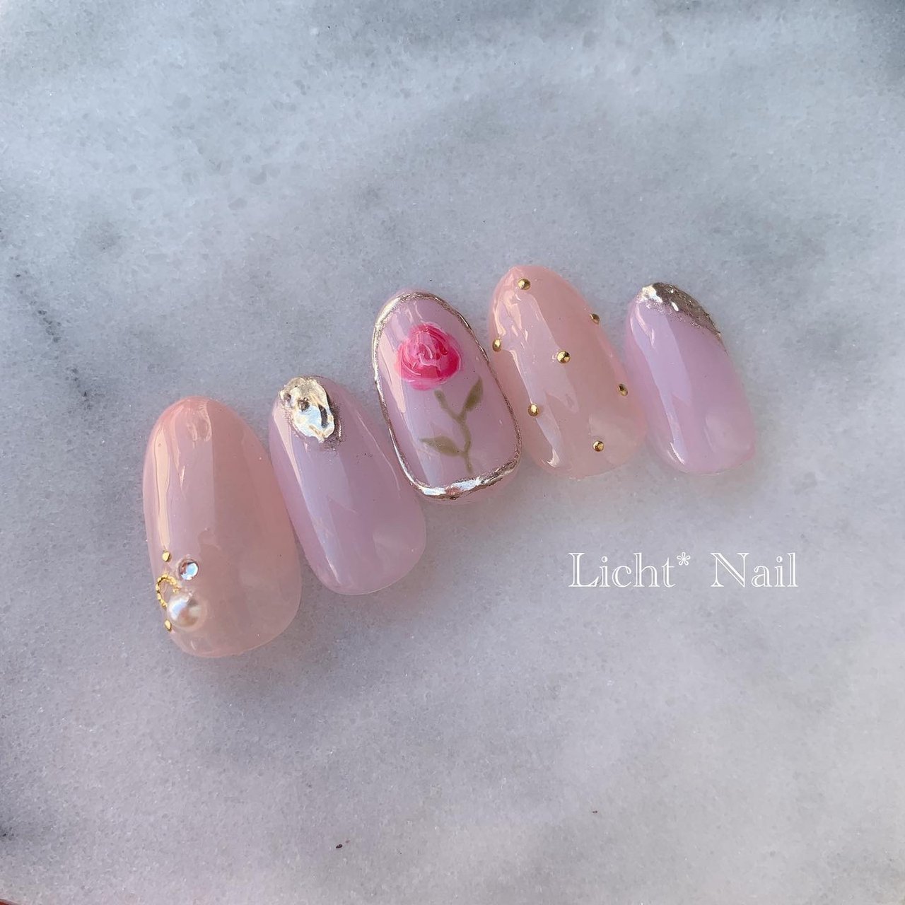 春 夏 卒業式 入学式 ハンド Licht Nail リヒトネイル のネイルデザイン No ネイルブック