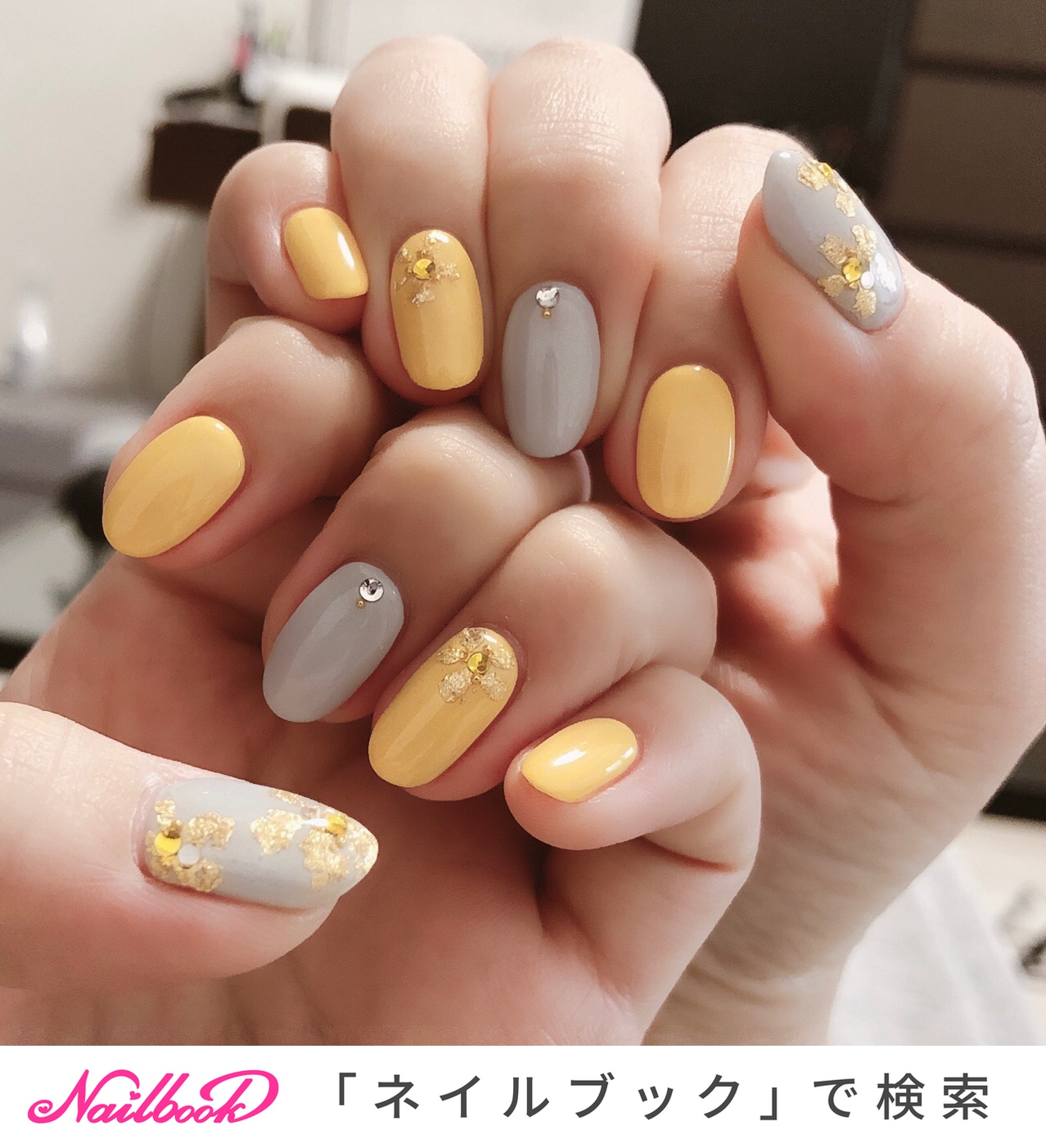 モガブルック ネイルテーブル 秋/冬/ハンド/シンプル/グラデーション - sugawara0107のネイル