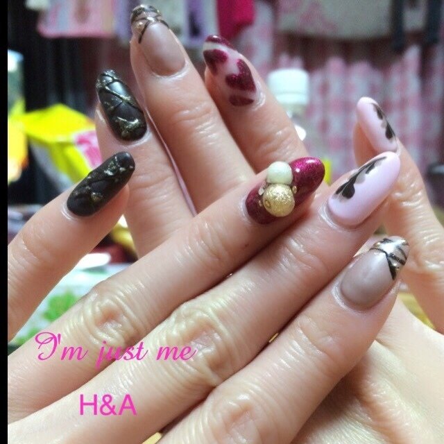 バレンタイン ハンド ジェル セルフネイル H And Aのネイルデザイン No 8598 ネイルブック