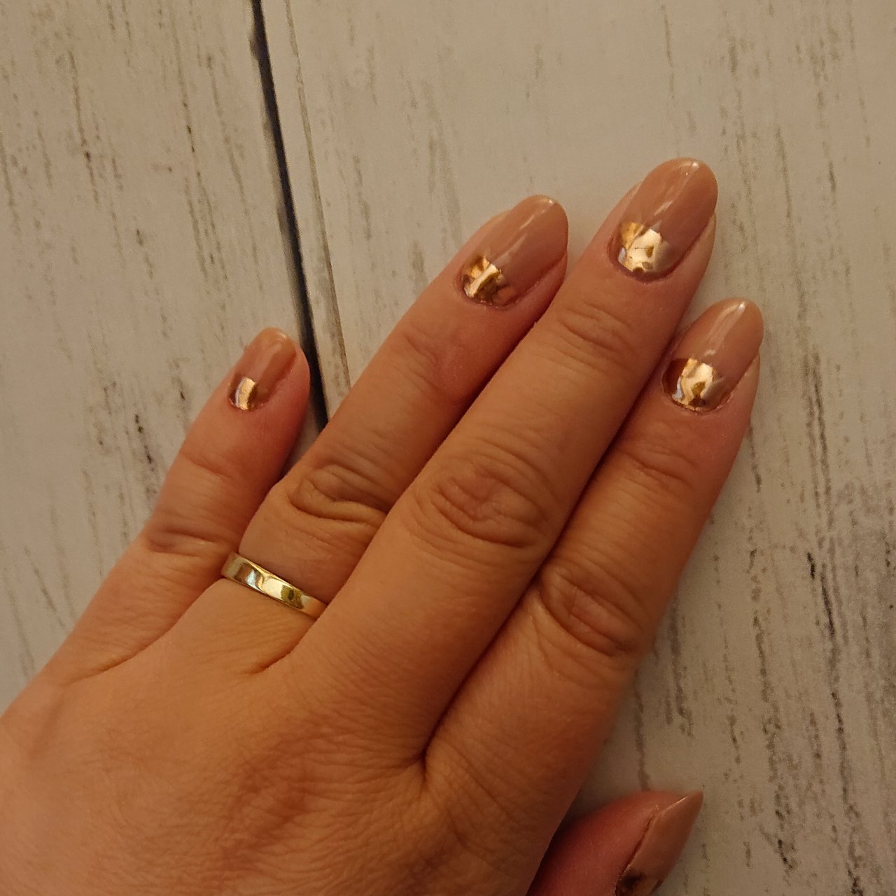 春 ハンド シンプル バイカラー ミディアム マリエ のネイルデザイン No ネイルブック