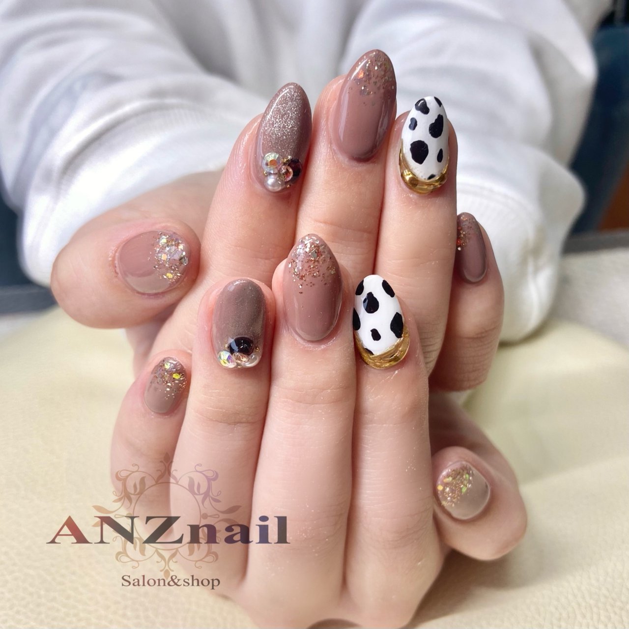 春 冬 ハンド ジェルネイル お客様 Anznail 旭川市ネイルサロン ネイリストあんず のネイルデザイン No ネイルブック