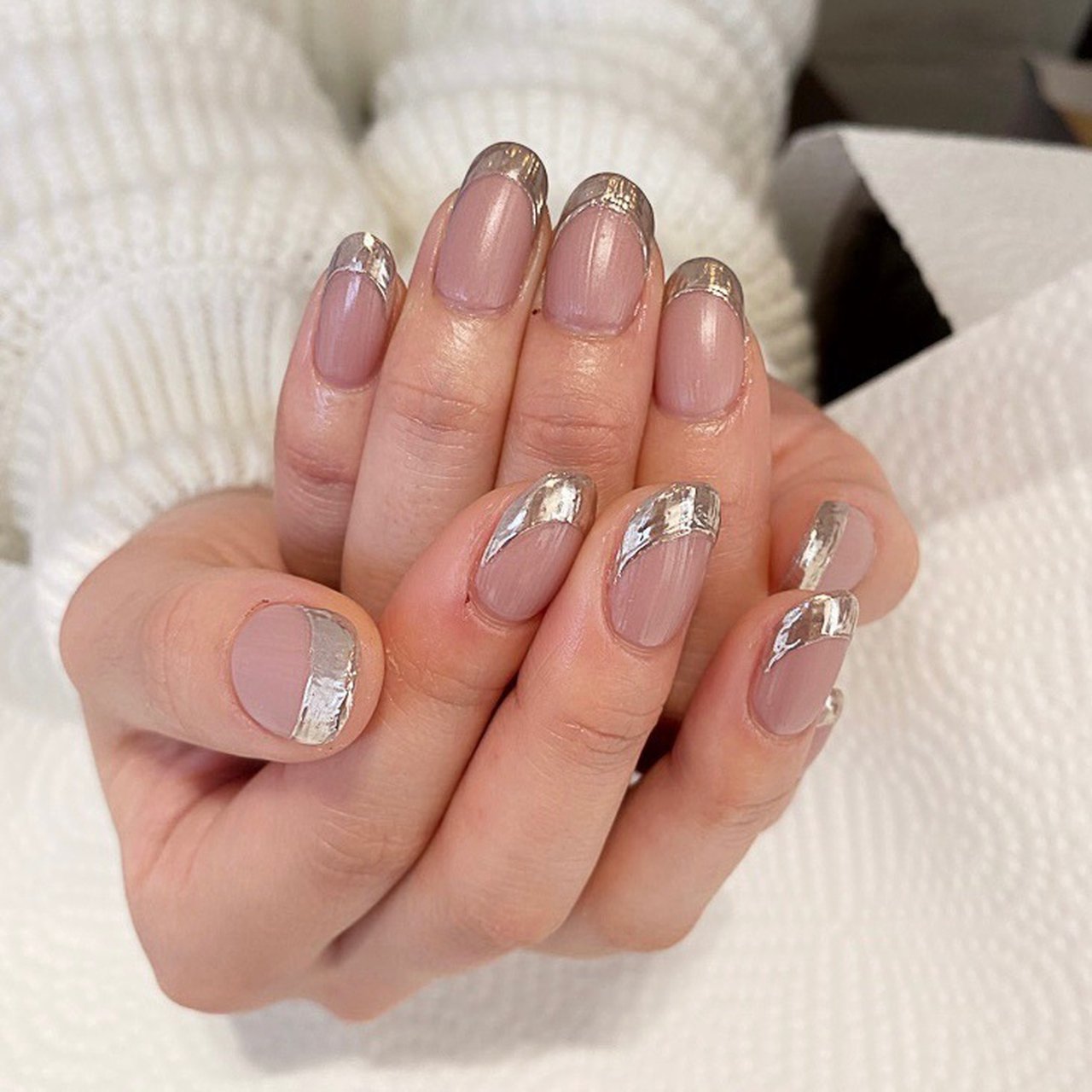 春 オールシーズン ハンド シンプル フレンチ Mami Private Nail Salon Fika のネイル デザイン No ネイルブック