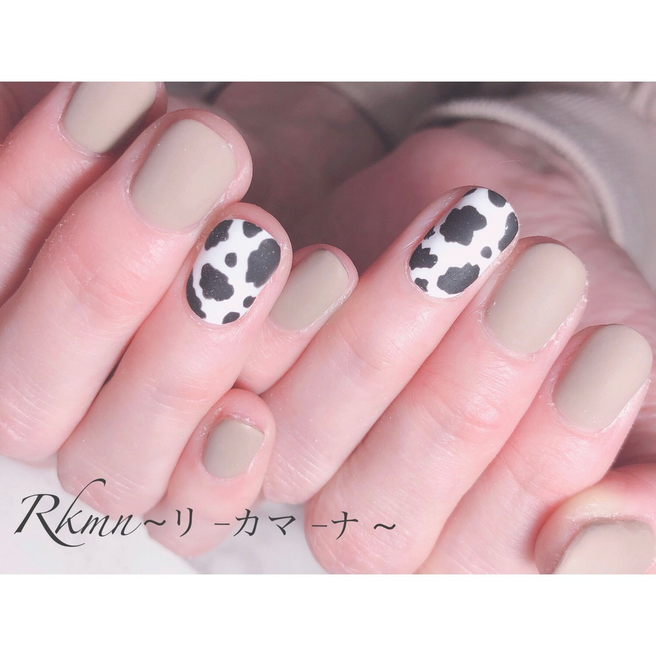 秋 冬 お正月 ハンド アニマル柄 Rkmn リ カ マ ナ のネイルデザイン No ネイルブック