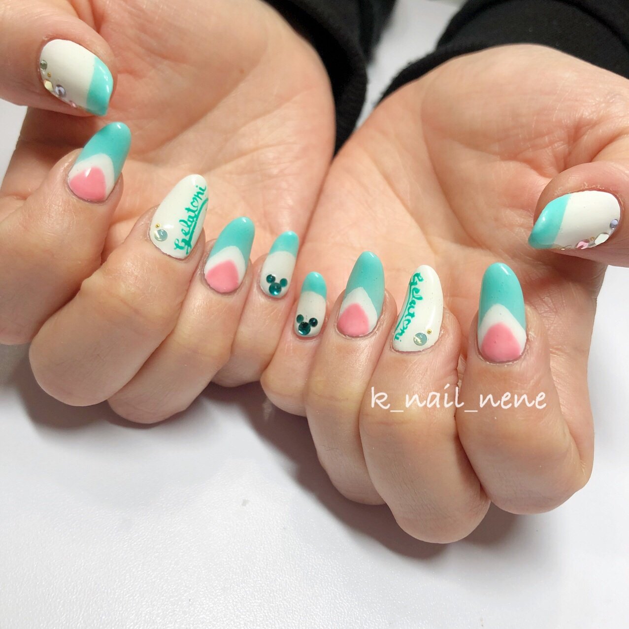 オールシーズン 旅行 パーティー 女子会 ハンド Knail Neneのネイルデザイン No ネイルブック