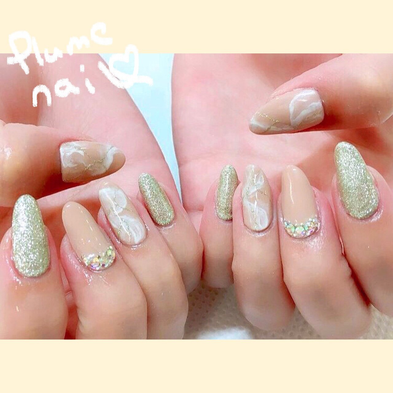 春 オールシーズン パーティー デート ハンド Plume Nailのネイルデザイン No ネイルブック