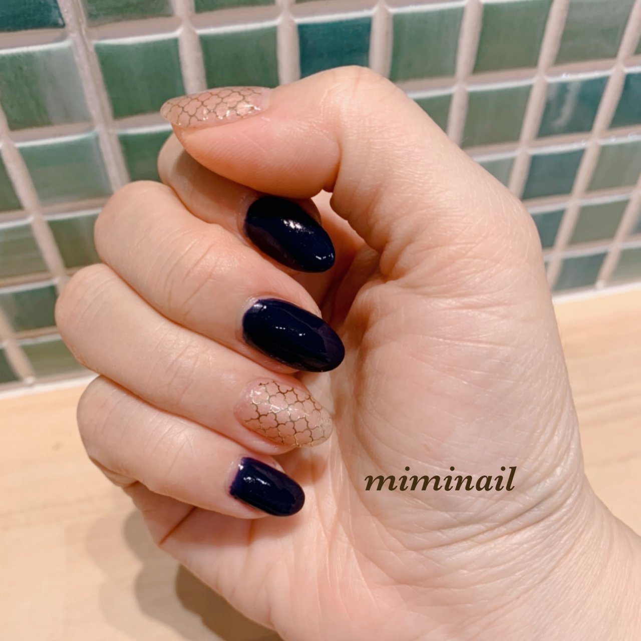 オールシーズン ハンド シンプル エスニック ミディアム Miminailのネイルデザイン No ネイルブック