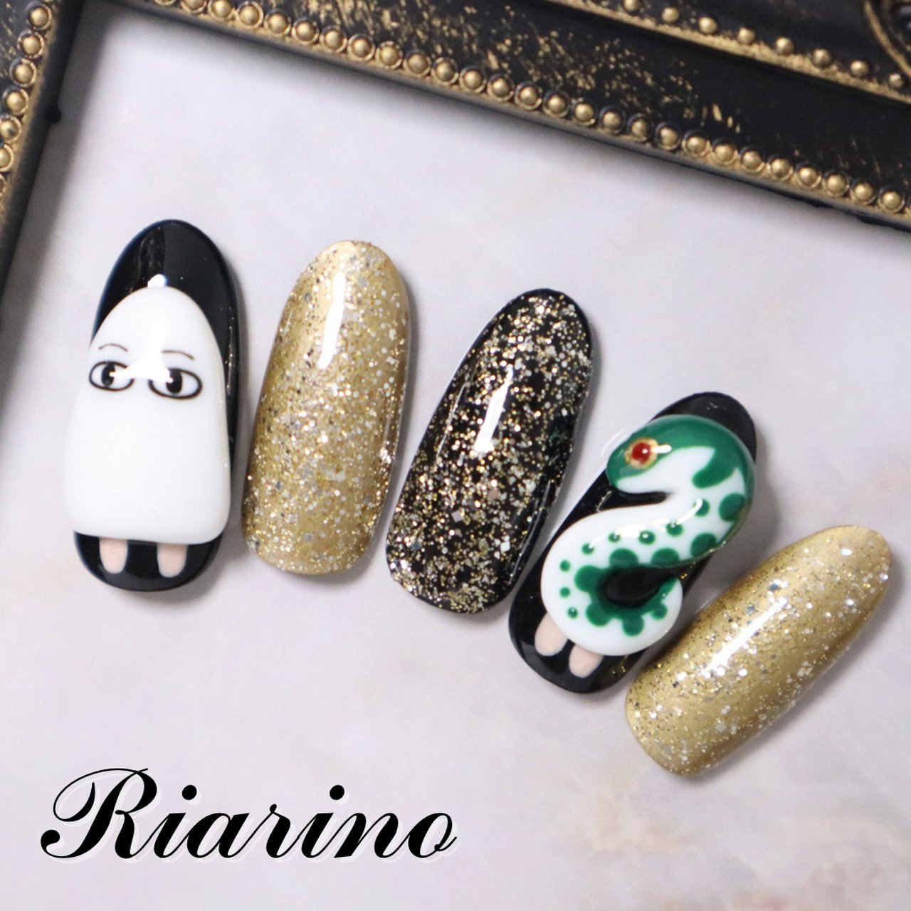 オールシーズン 旅行 デート 女子会 ハンド Riarino オーダーネイルチップ販売のネイルデザイン No ネイルブック