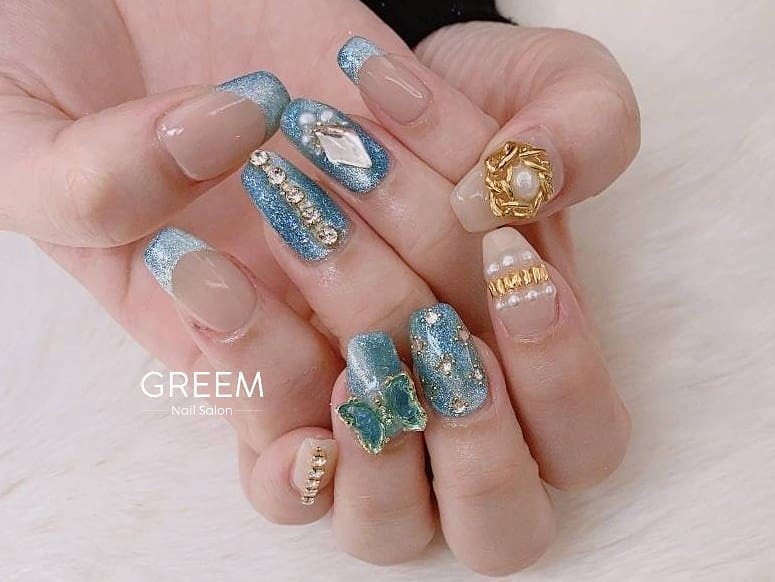 夏 オールシーズン パーティー デート ハンド Greemのネイルデザイン No ネイルブック