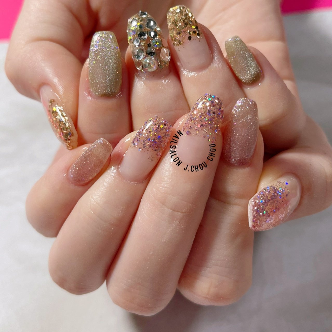 オールシーズン パーティー デート 女子会 ハンド J Chou Chou Nailのネイルデザイン No ネイルブック