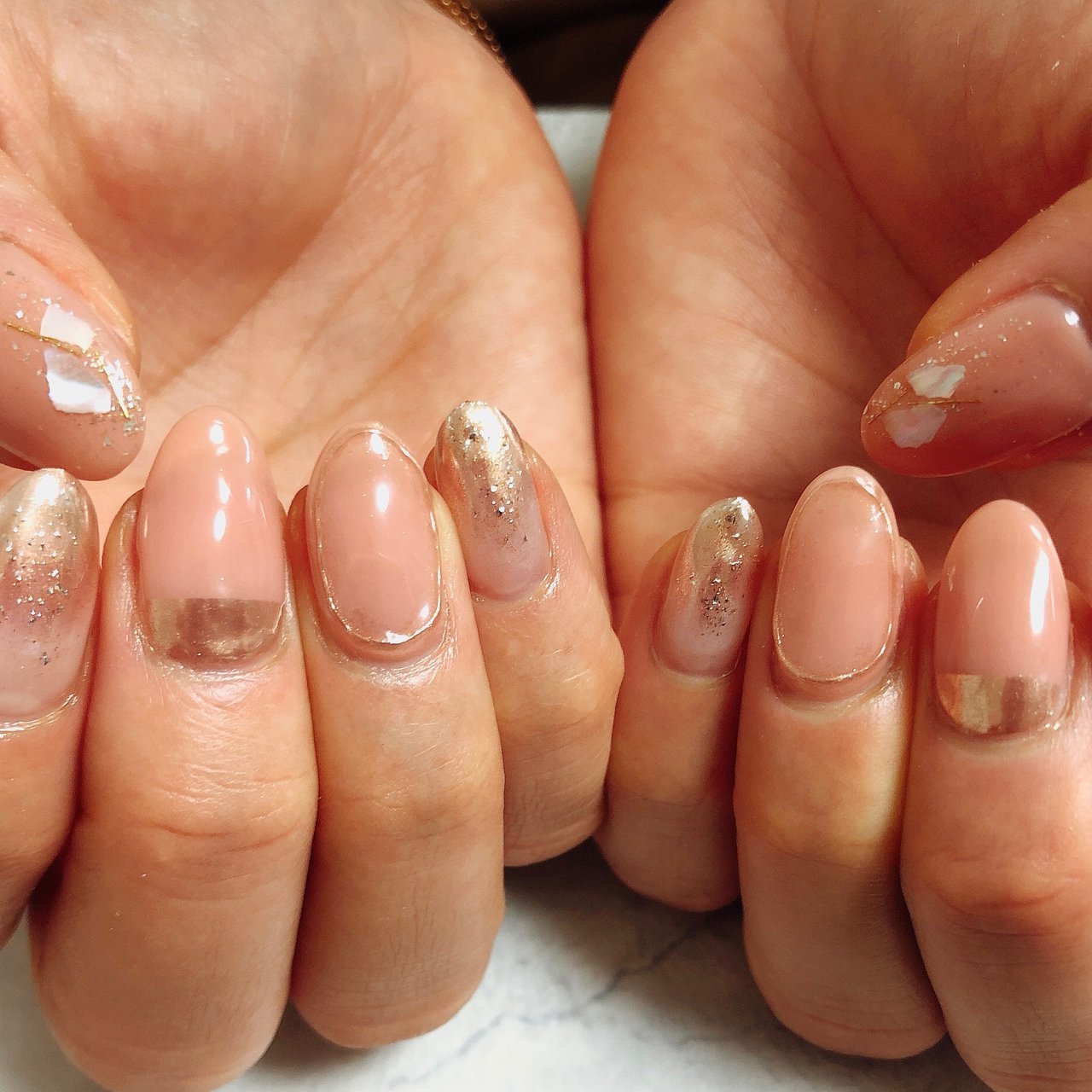 春 夏 秋 冬 ハンド パラジェル登録店 自爪に優しいmogu Nailのネイルデザイン No ネイルブック