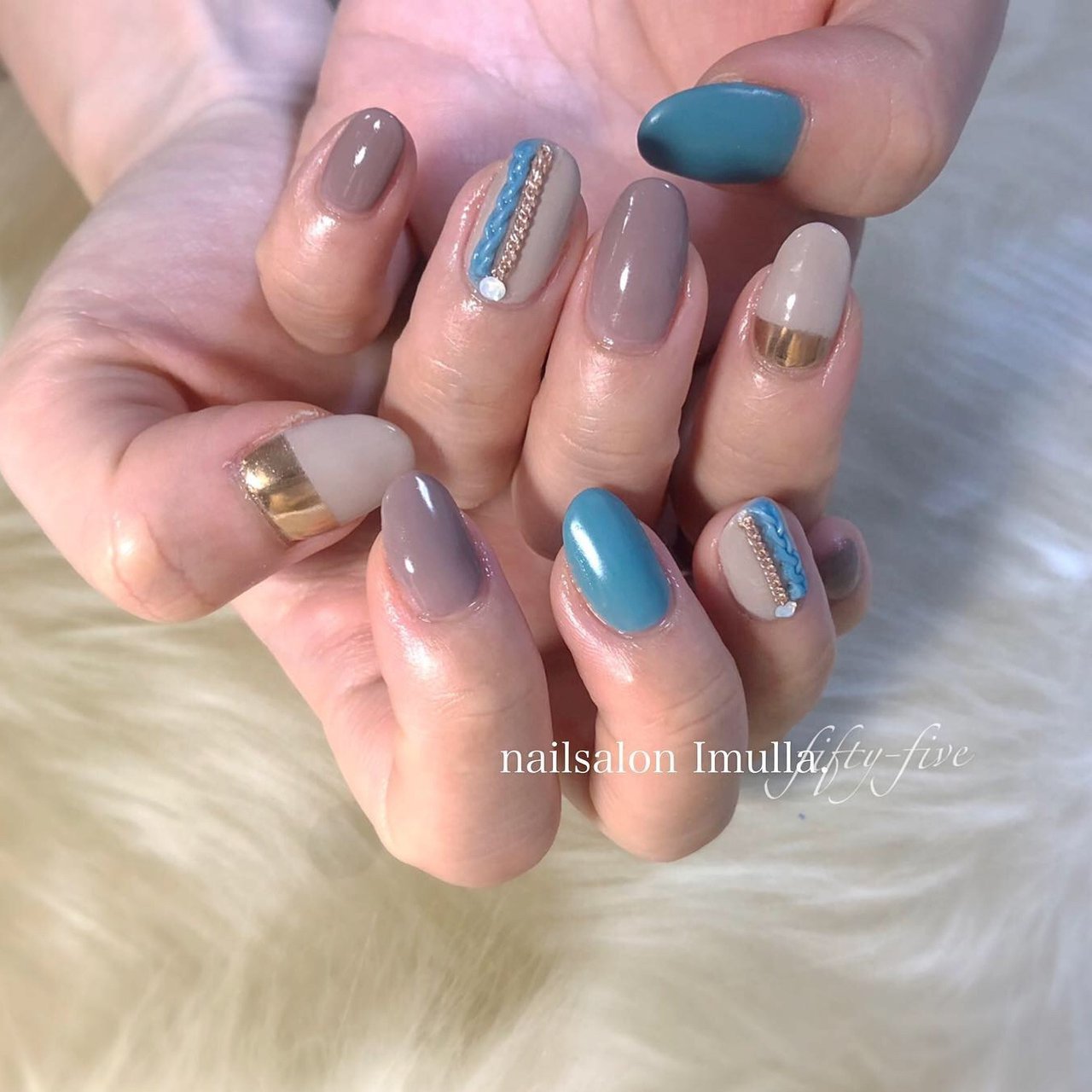 春 冬 ハンド シンプル ワンカラー Nail Salon Imulla 55のネイルデザイン No ネイルブック