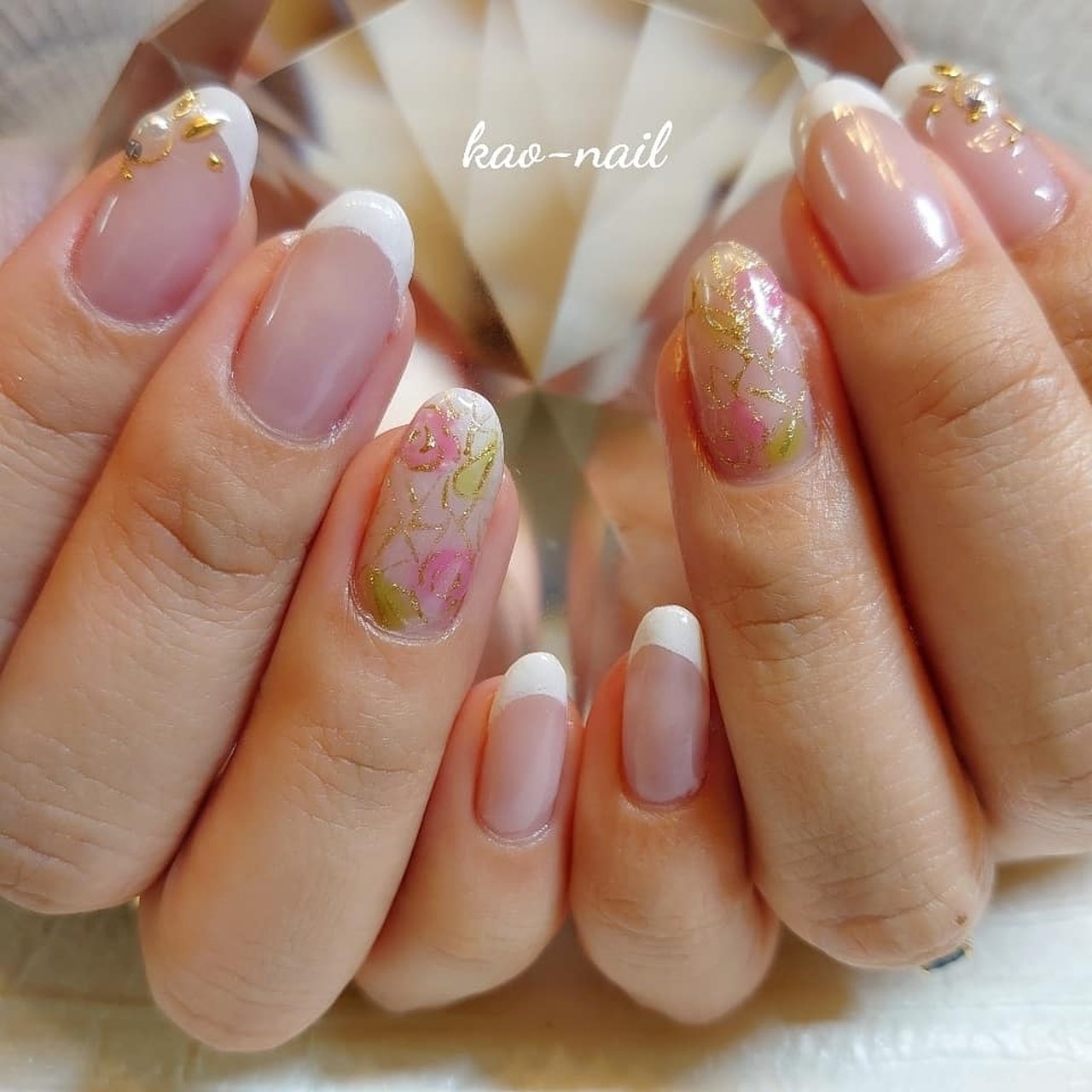 春 オールシーズン 入学式 オフィス ハンド Kao Nailのネイルデザイン No ネイルブック