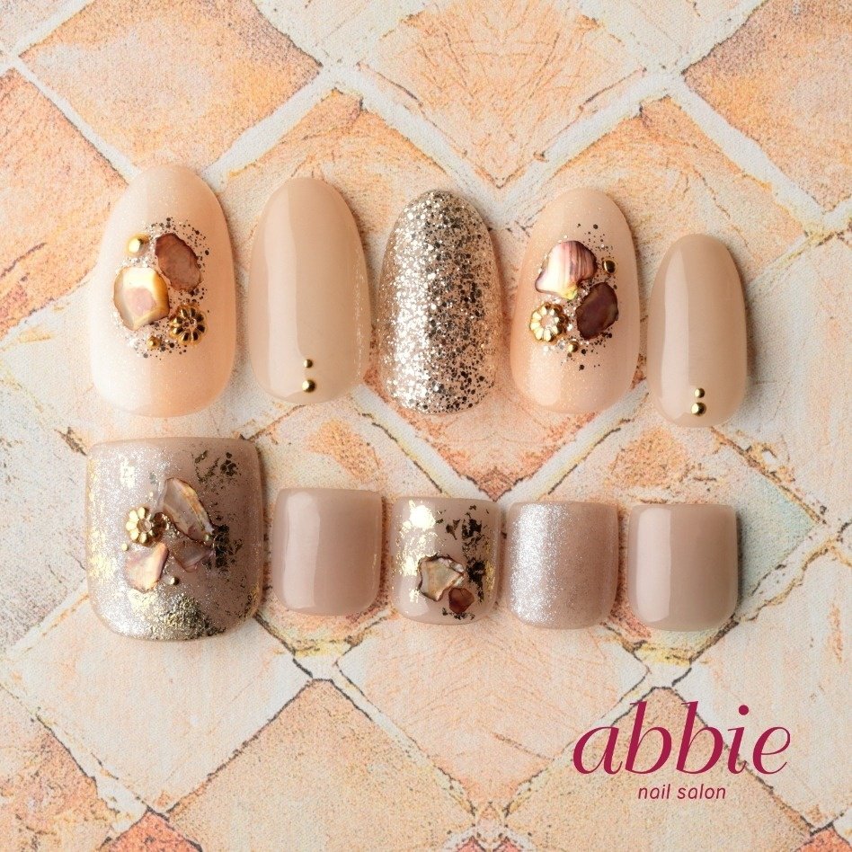 春 旅行 オフィス ブライダル ハンド Nail Salon Abbie ネイルサロンアビーのネイルデザイン No ネイルブック
