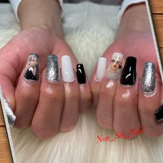 スカルプチャージェル長さ出しデザインのネイルデザイン ネイルブック