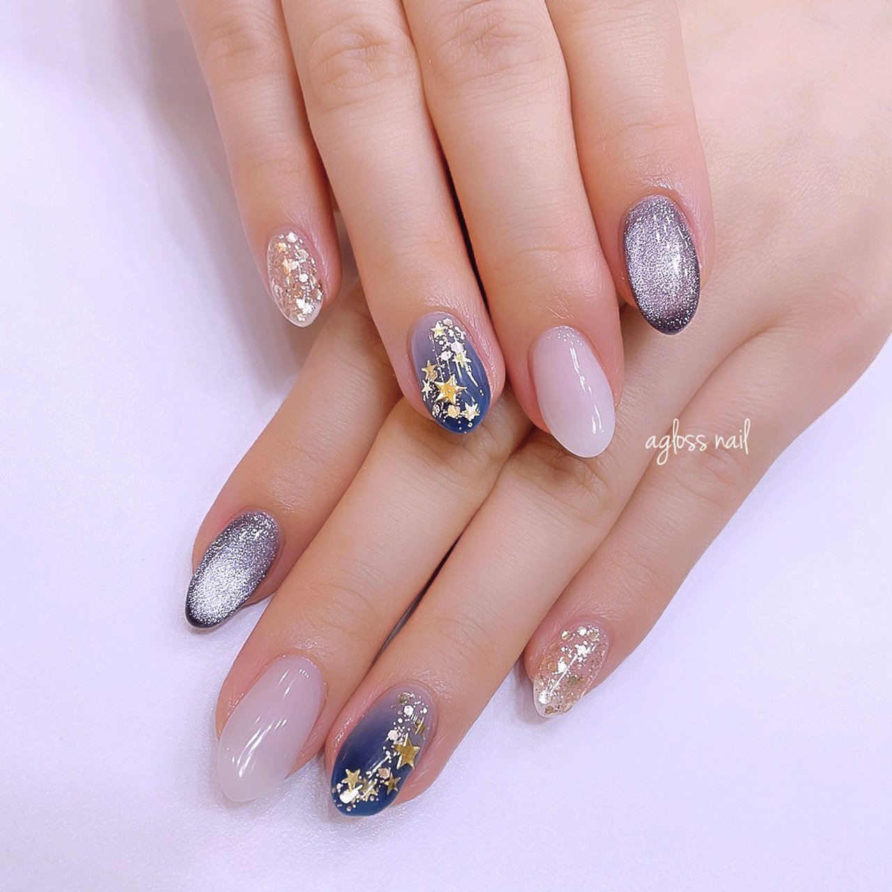 春 夏 秋 冬 ハンド Agloss Nailのネイルデザイン No ネイルブック