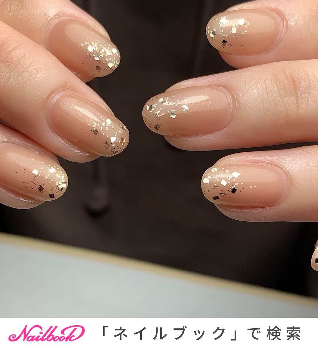 ハンド/ベージュ/グレージュ/お客様 - bijou nailのネイルデザイン[No