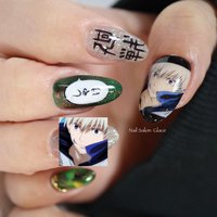 狗巻棘イラストのネイルデザイン ネイルブック