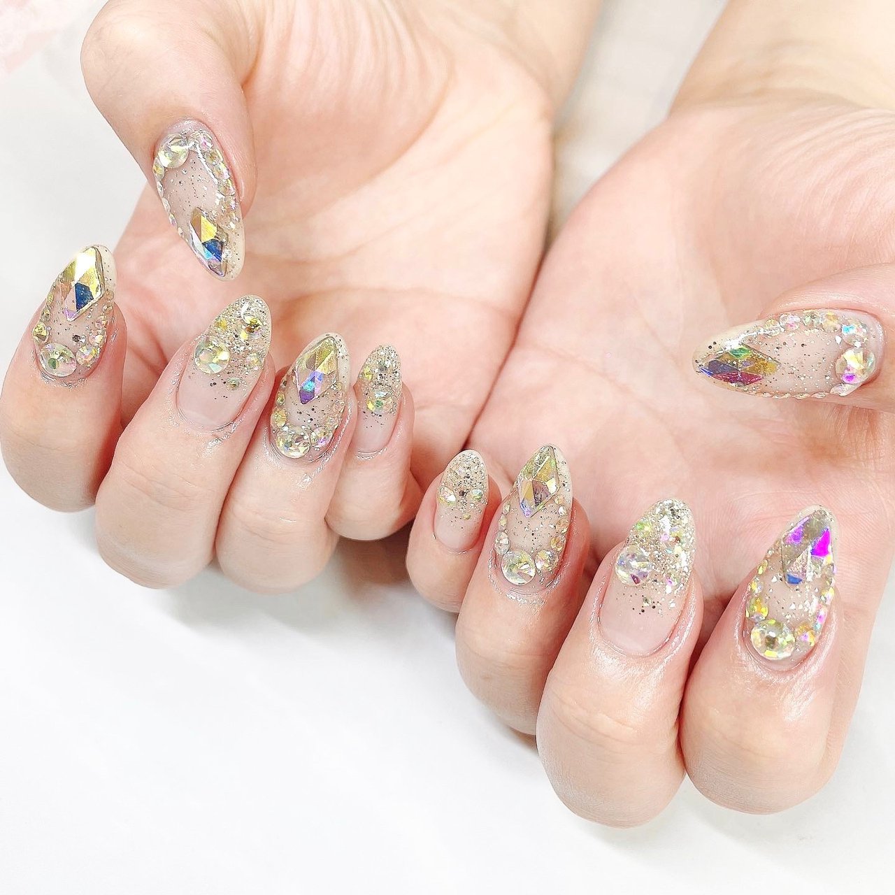 ビジュー Nail Ageruのネイルデザイン No ネイルブック