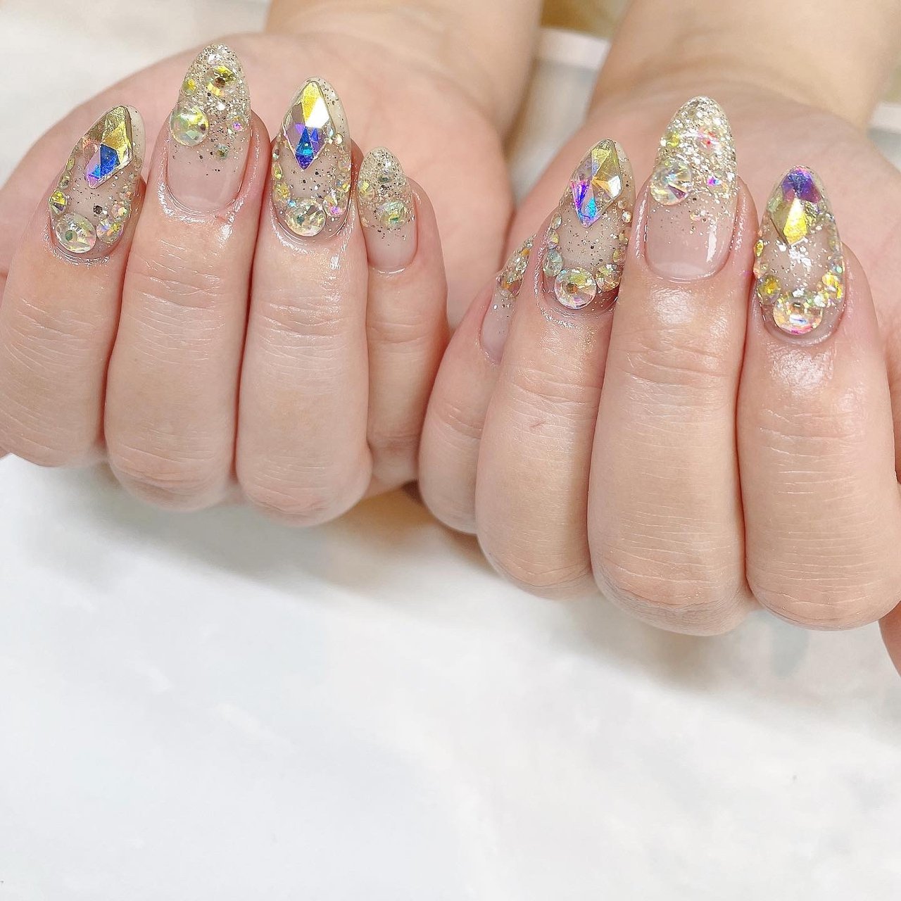 ビジュー Nail Ageruのネイルデザイン No ネイルブック