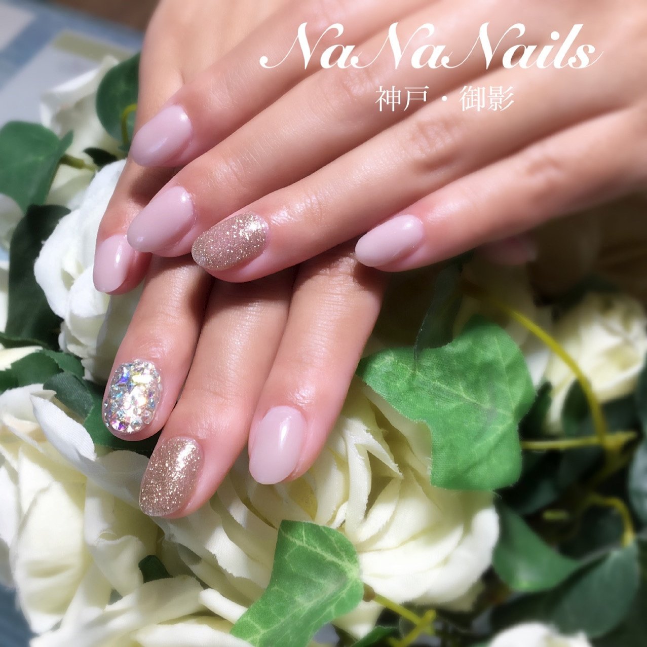 春 オフィス ブライダル パーティー ハンド Nananailsのネイルデザイン No ネイルブック