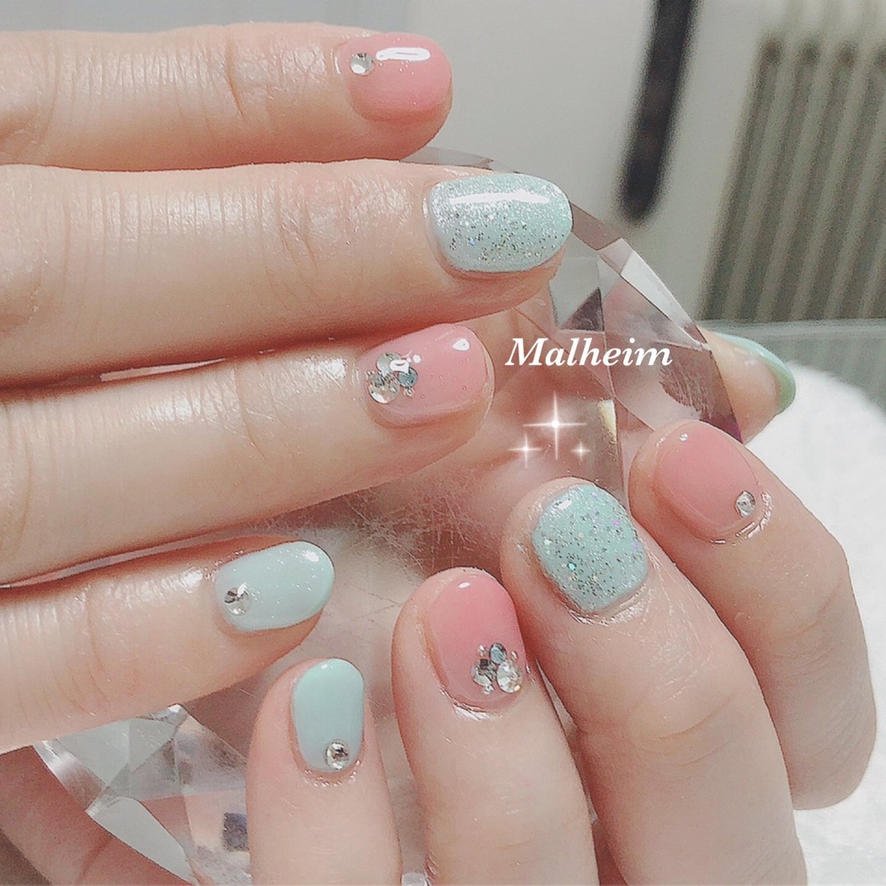 春 スポーツ オフィス 女子会 ハンド Nails Malheim メルヘイム のネイルデザイン No ネイルブック