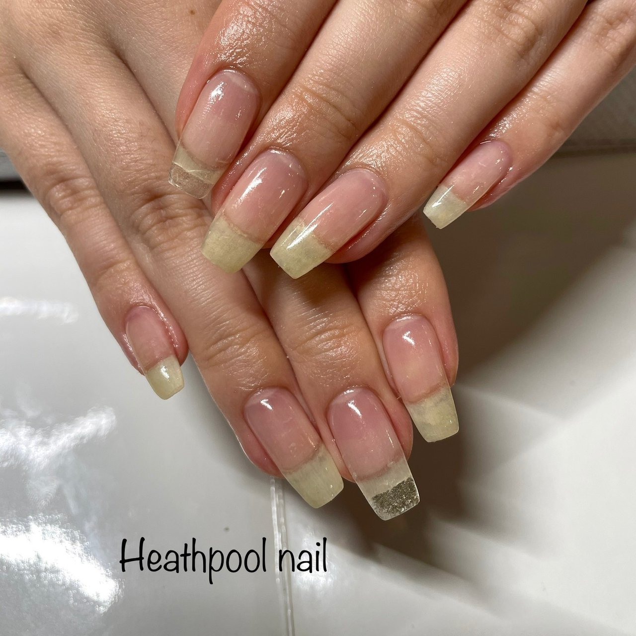 ハンド クリア ジェル Heathpoolnailのネイルデザイン No ネイルブック