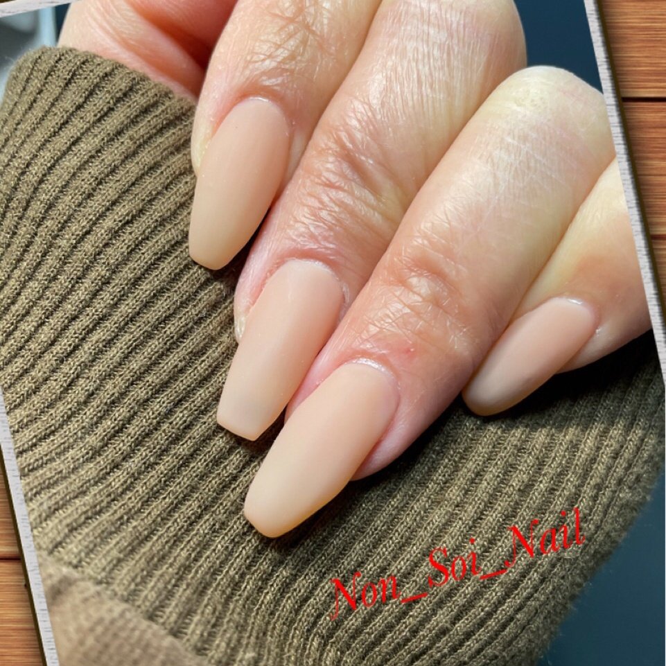 春 ハンド ワンカラー マット ミディアム Soiママのネイルデザイン No ネイルブック