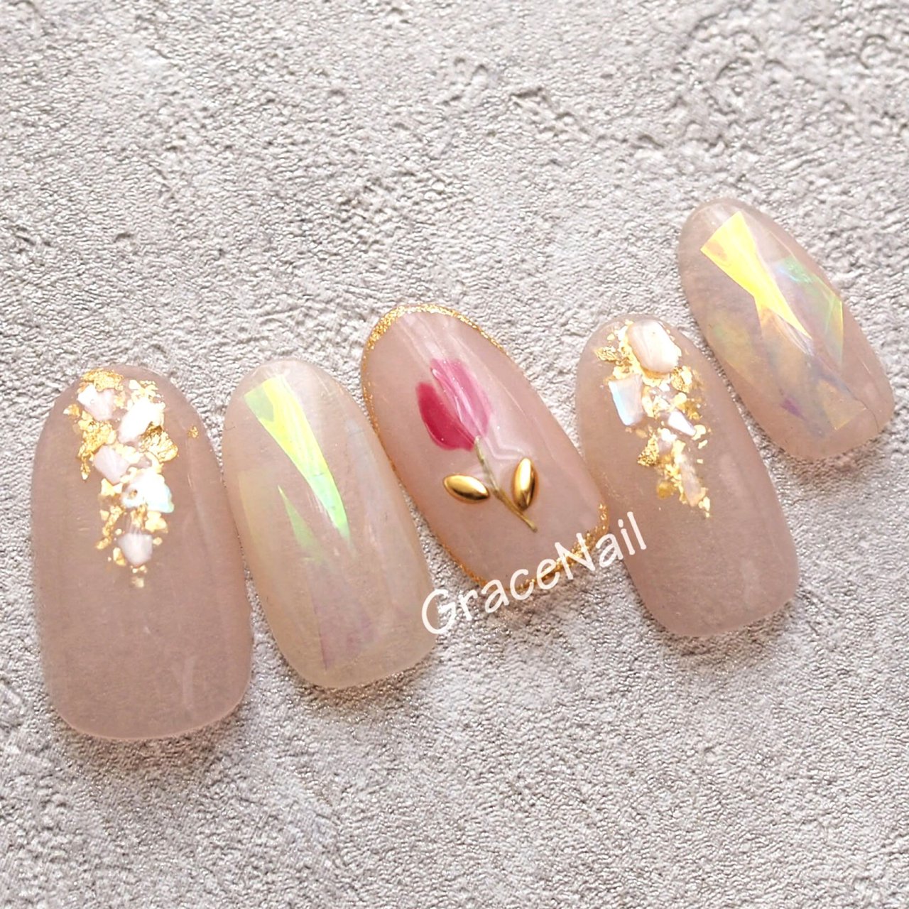 春 オフィス デート 女子会 ハンド Gracenailのネイルデザイン No ネイルブック