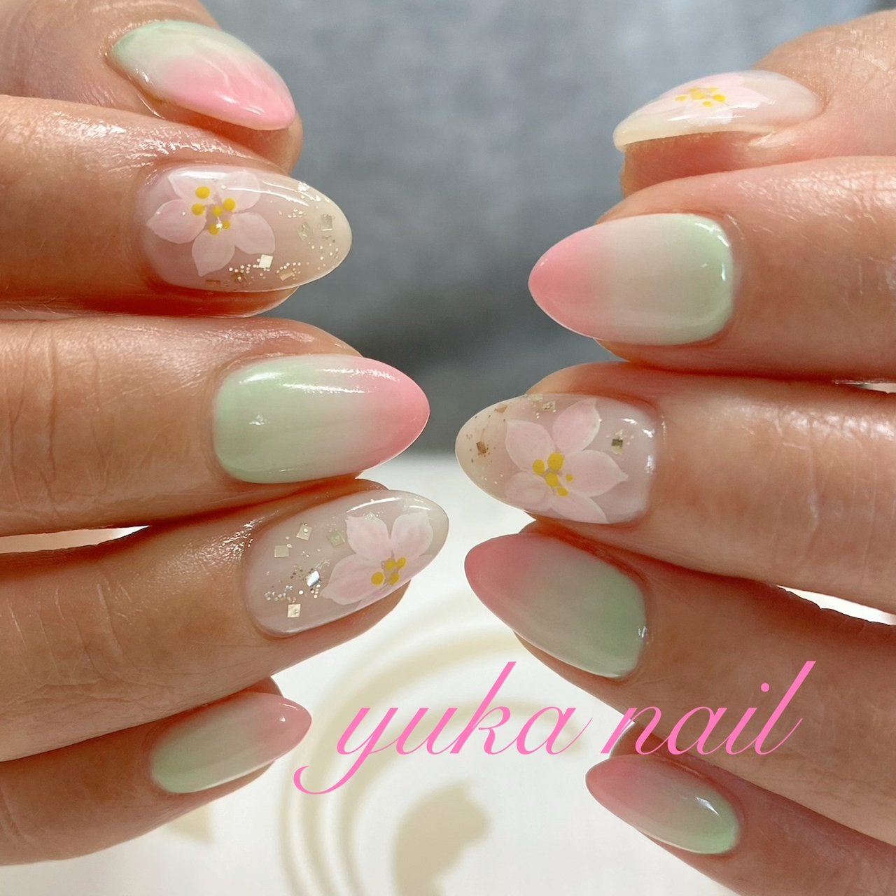 春 浴衣 デート 女子会 ハンド Yuka Nailのネイルデザイン No ネイルブック