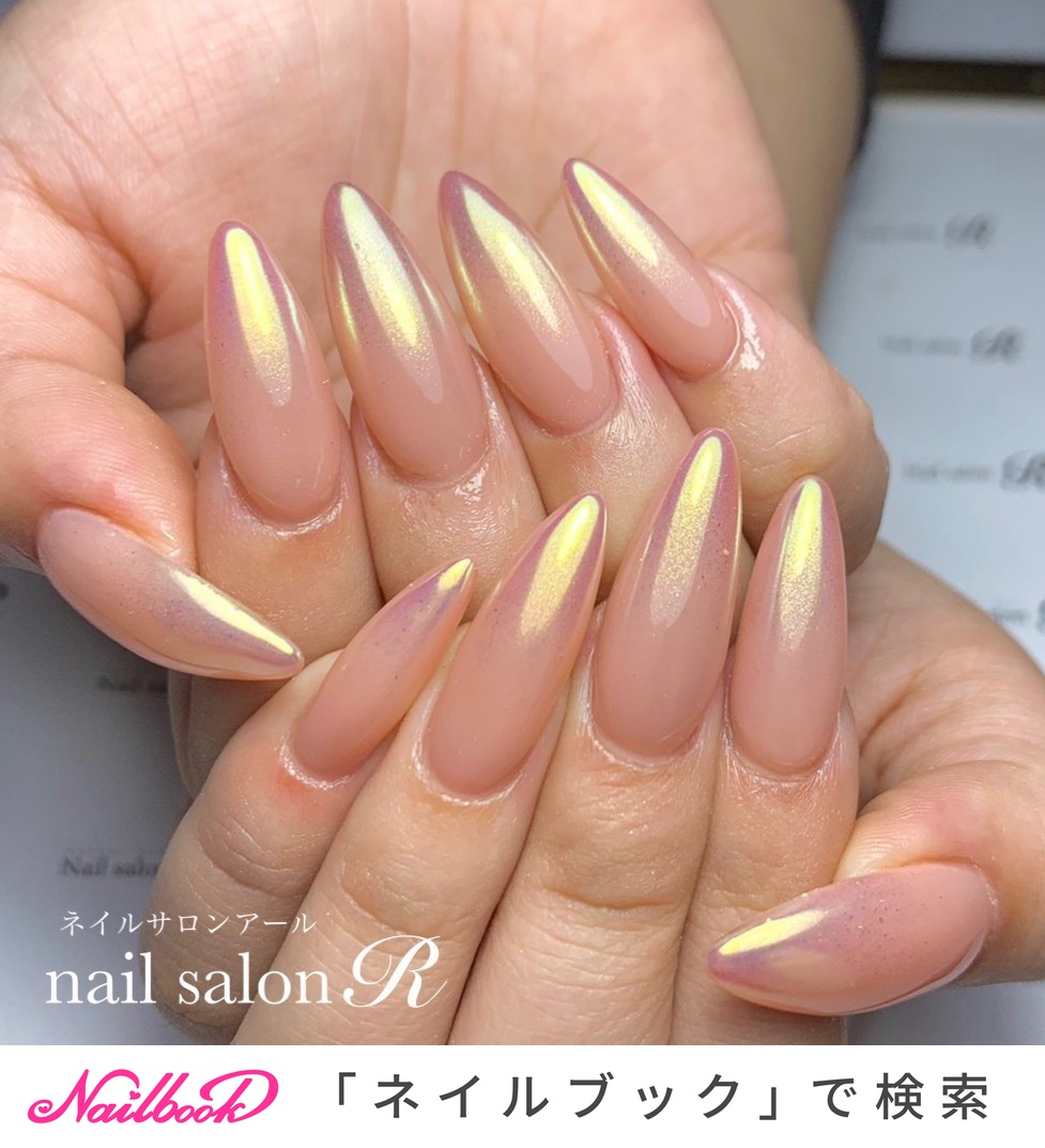 人気順 グラデーション ミラーグラデーションネイルのネイルデザイン ネイルブック