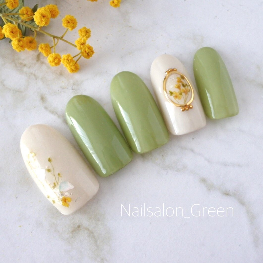 春 パーティー デート 女子会 ハンド Nailsalon Greenのネイルデザイン No ネイルブック