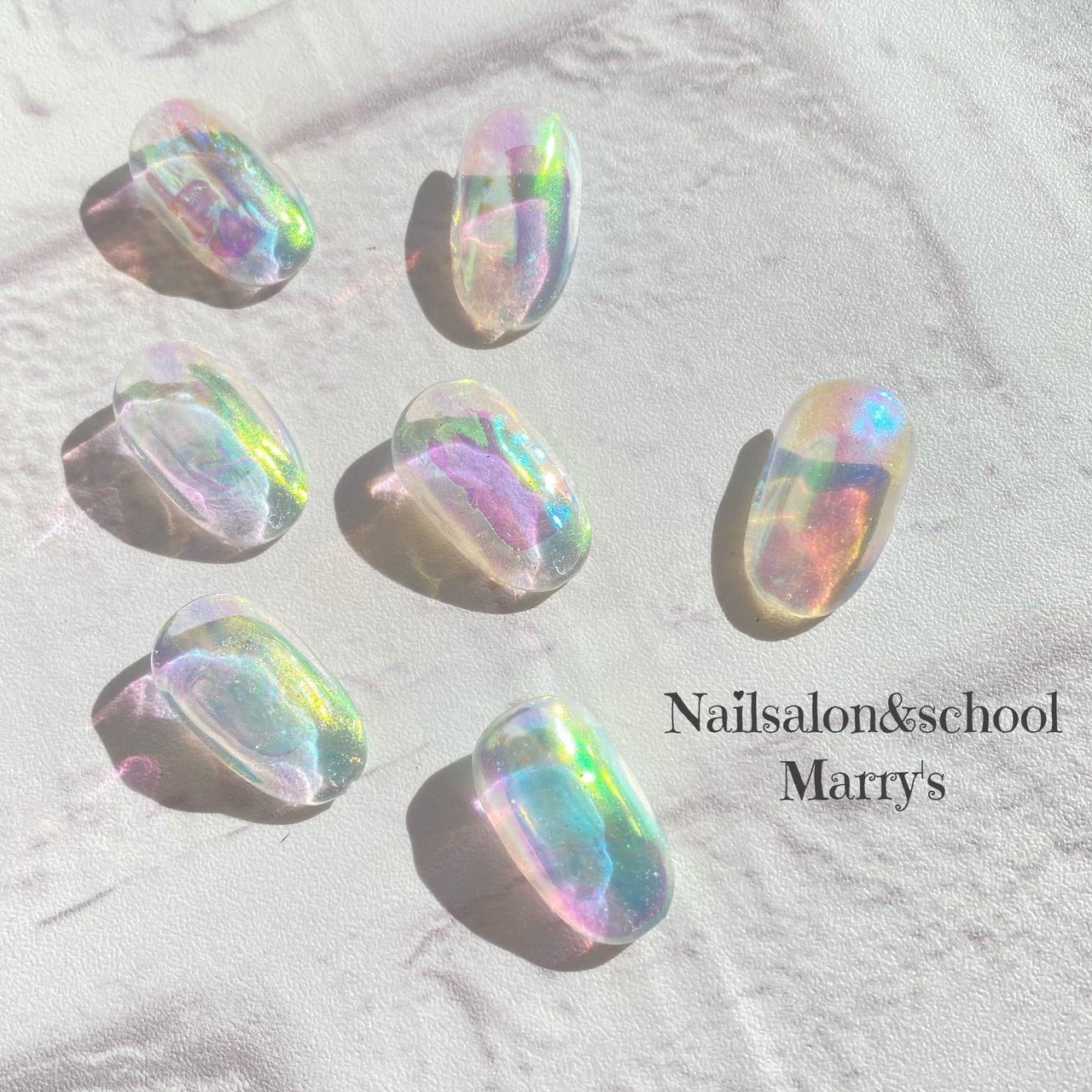 オールシーズン リゾート オフィス デート シンプル Nailsalon Marry Sのネイルデザイン No ネイルブック