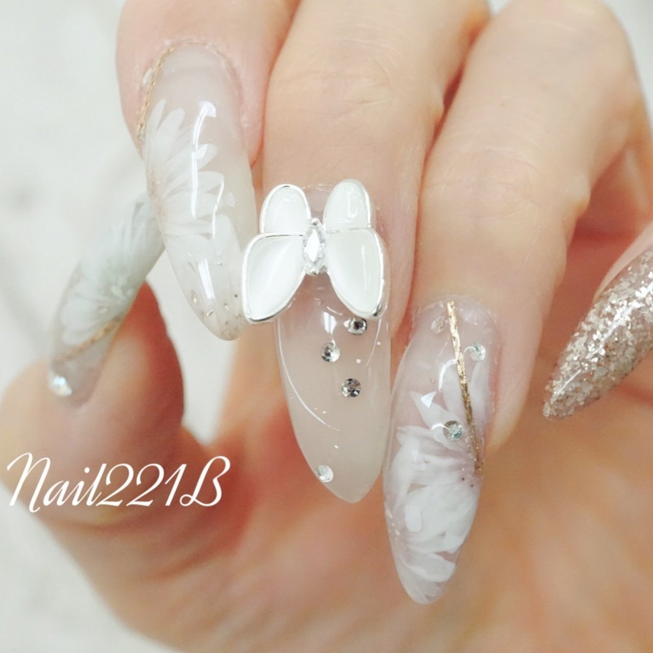 春 入学式 パーティー 女子会 ハンド Nail221bのネイルデザイン No ネイルブック