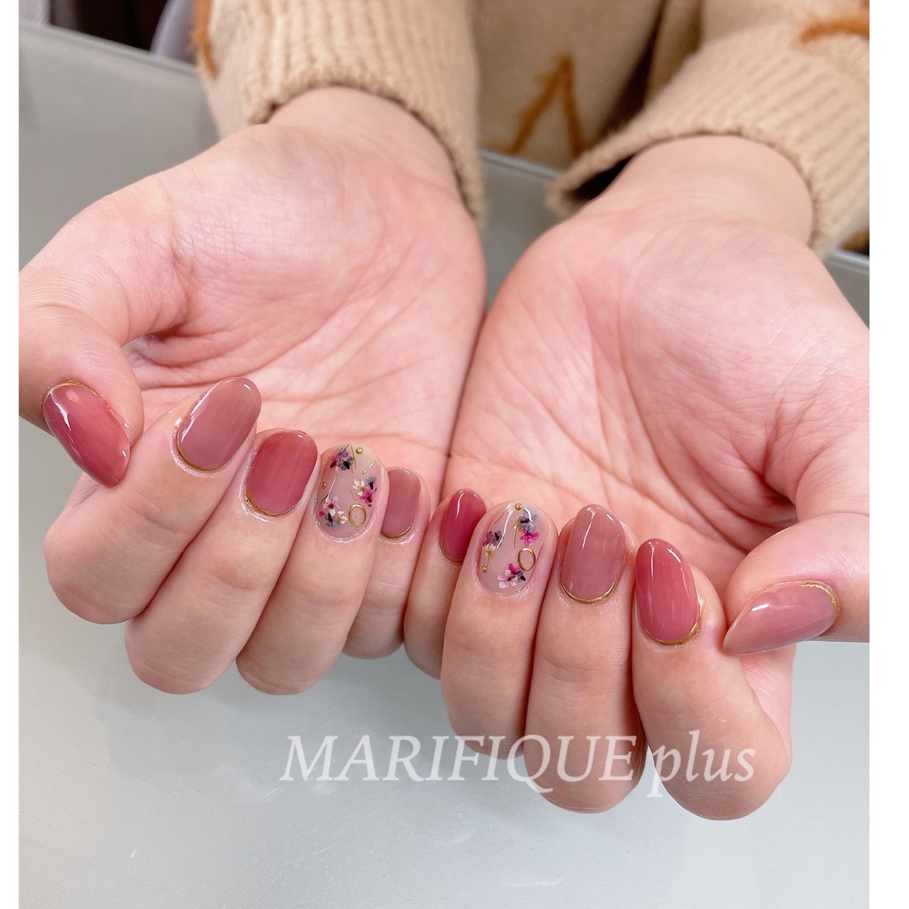 春 オールシーズン 卒業式 入学式 ハンド Nailsalon Marifique Plusのネイルデザイン No ネイルブック