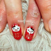 だるまネイルのネイルデザイン ネイルブック