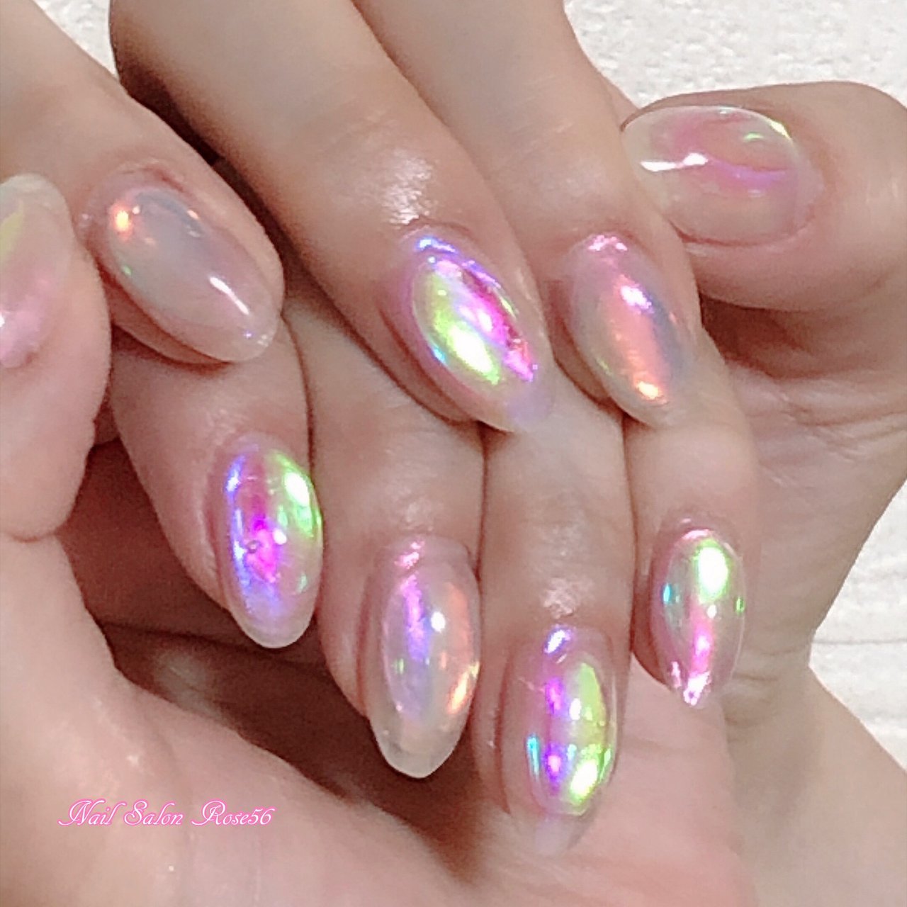 春 夏 ハンド ミディアム クリア Nail Salon Rose 56のネイルデザイン No ネイルブック