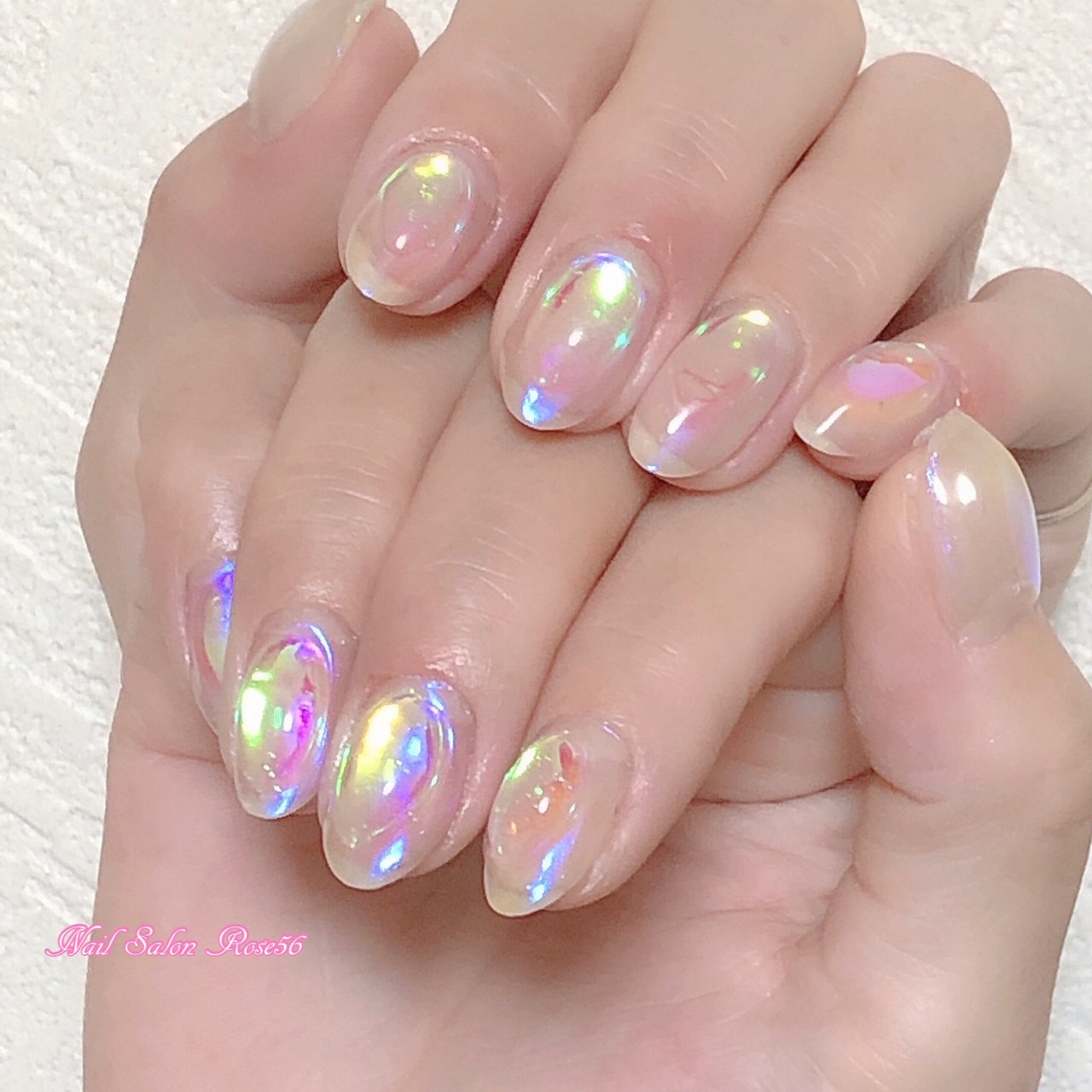 春 夏 ハンド ミディアム クリア Nail Salon Rose 56のネイルデザイン No ネイルブック
