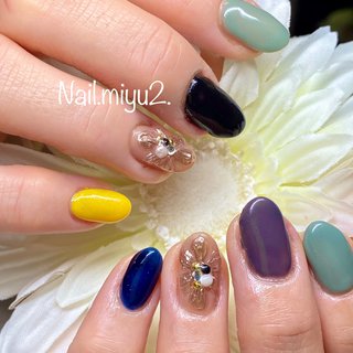 楽しい時間をありがとうのネイルデザイン ネイルブック