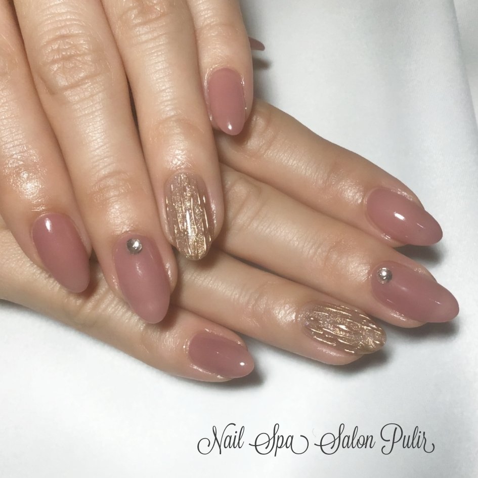 オールシーズン オフィス ブライダル デート ハンド Pulirのネイルデザイン No ネイルブック