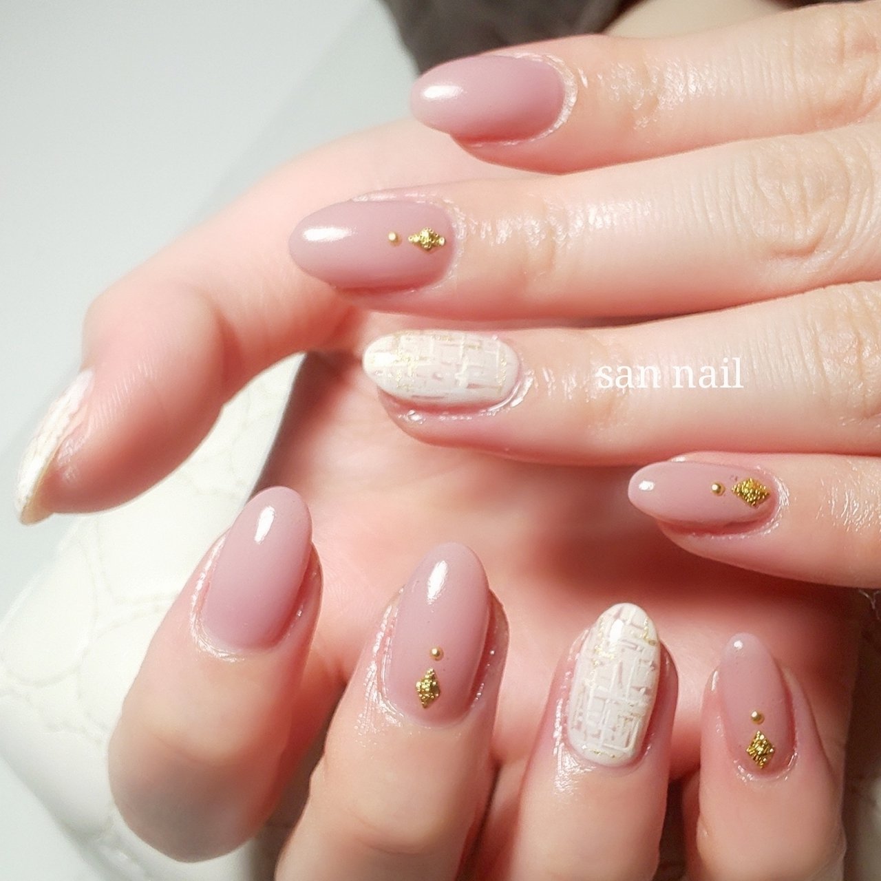 春 オールシーズン オフィス 女子会 ハンド San Nailのネイルデザイン No ネイルブック