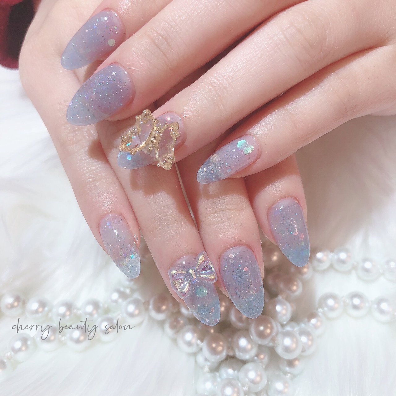オールシーズン オフィス デート 女子会 ハンド Cherry Beauty Salonのネイルデザイン No ネイルブック