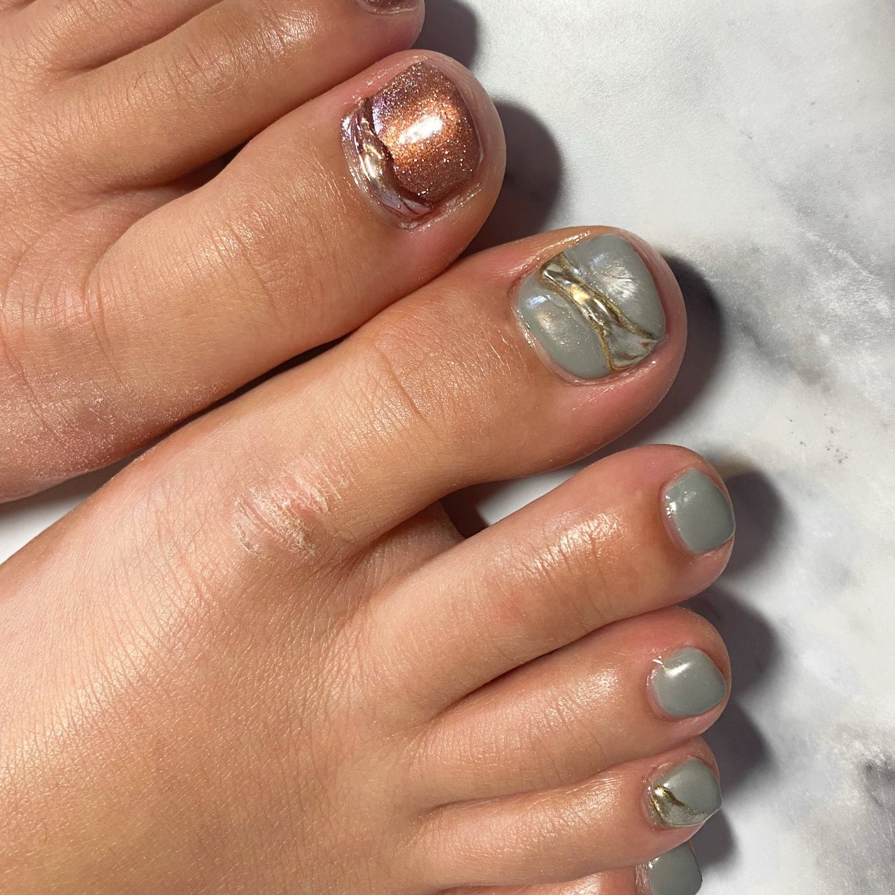 冬 フット マグネット ミラー アイシング Reiko Takeuchiのネイルデザイン No ネイルブック