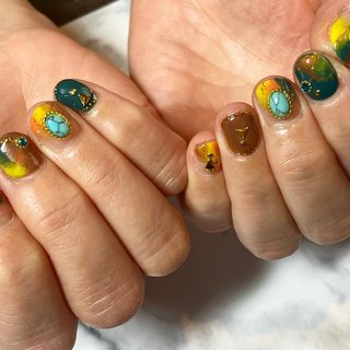 アジアンテイストのネイルデザイン ネイルブック